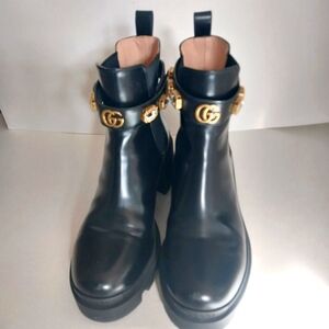 Gucci Women's Ankle Boots Size 40.5 US 9.5 Black